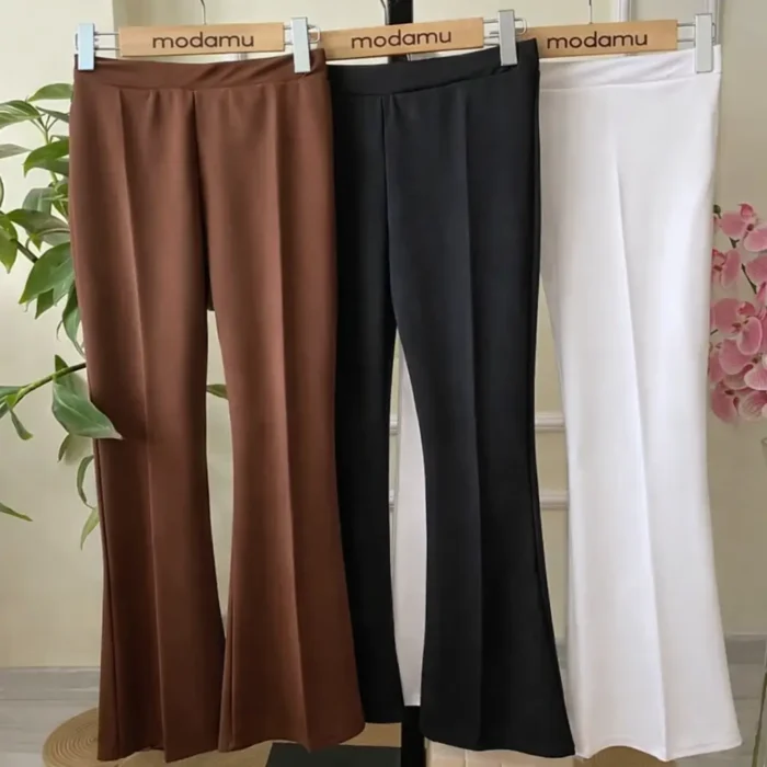 İspanyol Paça Pantolon 3'lü