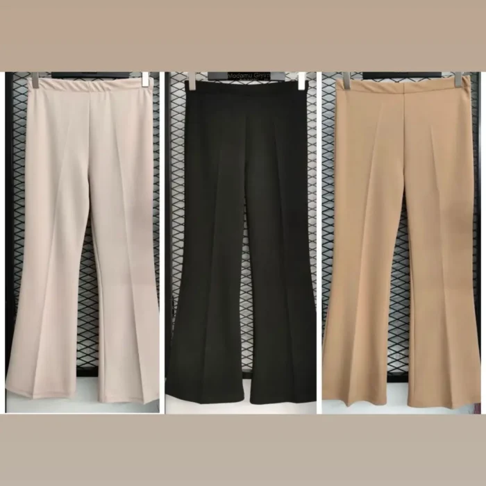 3'lü İspanyol Paça Pantolon